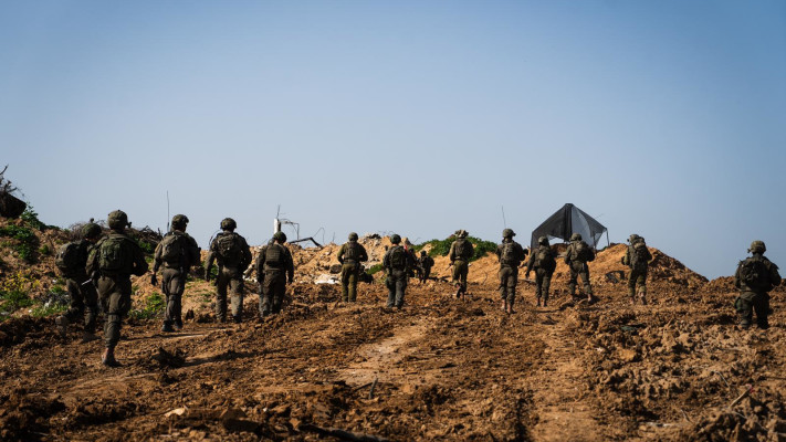 גדוד 'נצח יהודה' פועל בצפון רצועת עזה (צילום: דובר צה''ל)