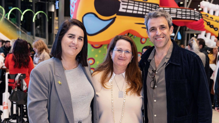 אילן גרבי, דנה עזריאלי ויערה זקס (צילום: ערן לם)