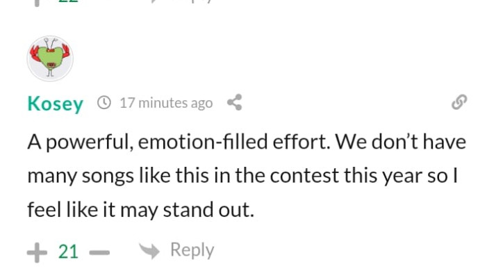 התגובות באירופה לשיר