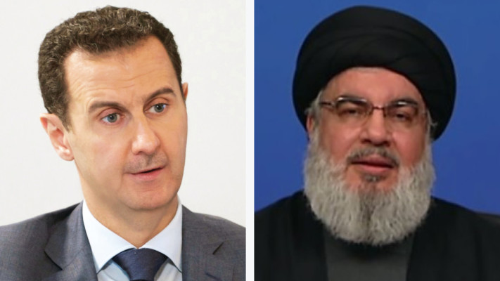 חסן נסראללה, בשאר אסד