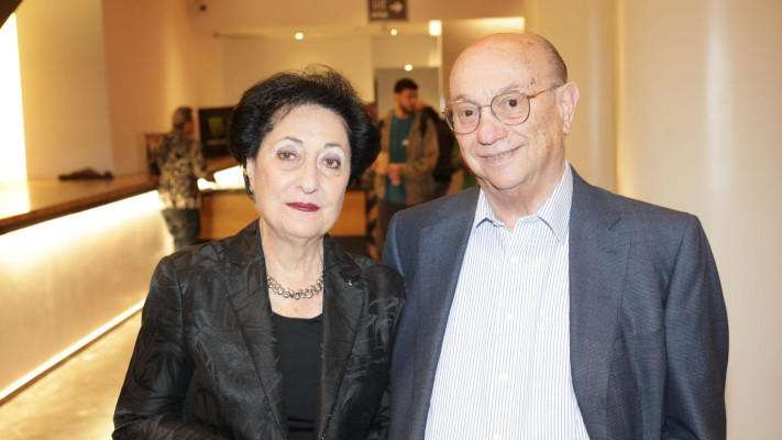 גדעון המבורגר, חנה המבורגר (צילום: רפי דלויה)