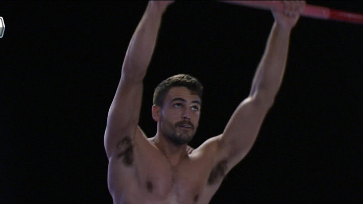 איתי גרשון (צילום: צילום מסך נינג'ה ישראל, קשת 12)