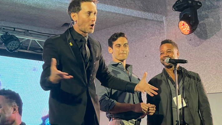 קיובה גודינג ג'וניור, ליאור סושרד (צילום: יחצ)