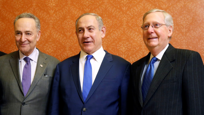 בנימין נתניהו, צ'אק שומר, מיץ' מקונל