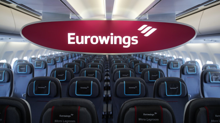 מטוס חברת Eurowings (צילום: REUTERS/Wolfgang Rattay)