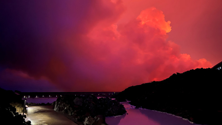 התפרצות הר הגעש באיסלנד