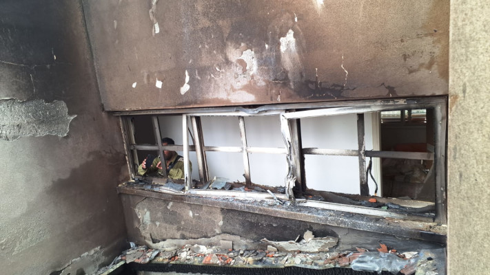 בית בעין הבשור שנפל עליו כטב''ם צה''לי