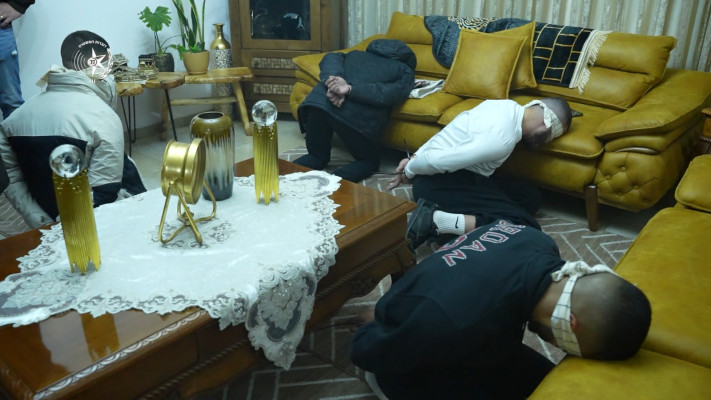 מעצר חברי ארגון הפשיעה בכרי (צילום: דוברות המשטרה)