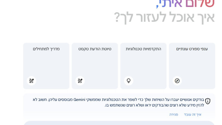   Gemini , הבינה המלאכותית של גוגל