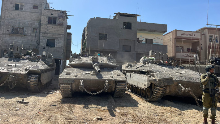 טנקים בח'אן יונס