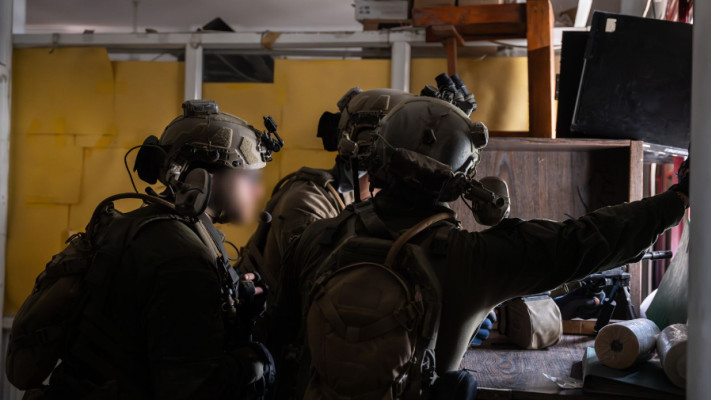 כוחות השייטת בשיפא בעזה  (צילום: דובר צה''ל)