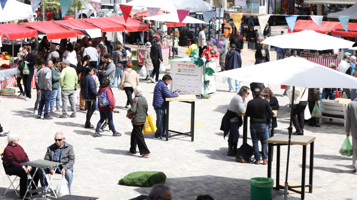 יריד מדרחוב קק''ל בבאר שבע 