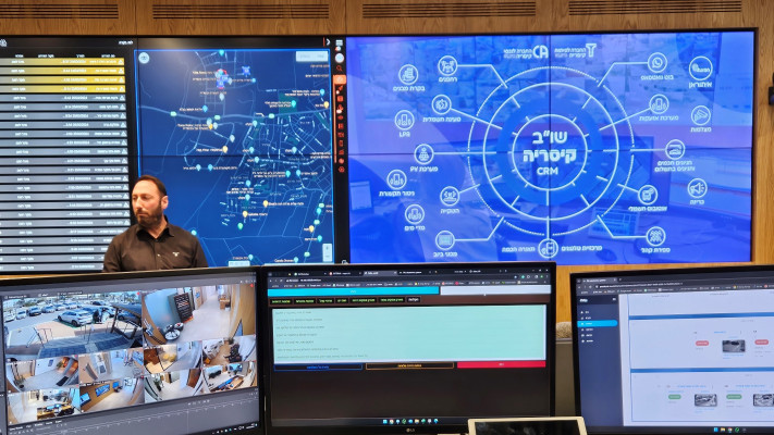 מוקד הניהול החכם של קיסריה עכשיו גם מגדל פיקוח לרחפנים אוטונומיים