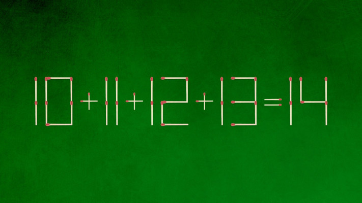 הזיזו רק גפרור אחד כדי לפתור את התרגיל הזה