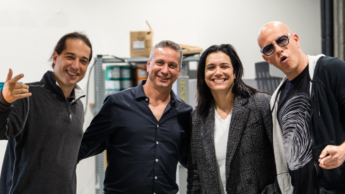 עמית דובדבני, קרן יקולב, נועם זילברשטיין, ארז אייזן (צילום: תמי בר-שי)