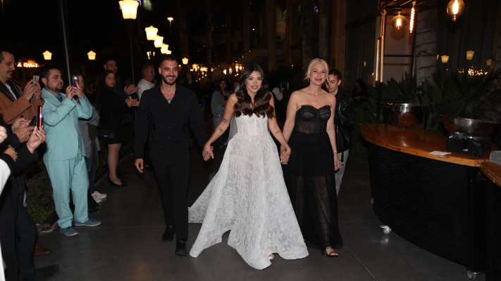 שי עופרי נכנסת לחופה  (צילום: אור גפן)