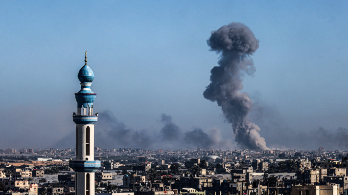 תקיפה ברפיח (צילום: AFP via Getty Images)