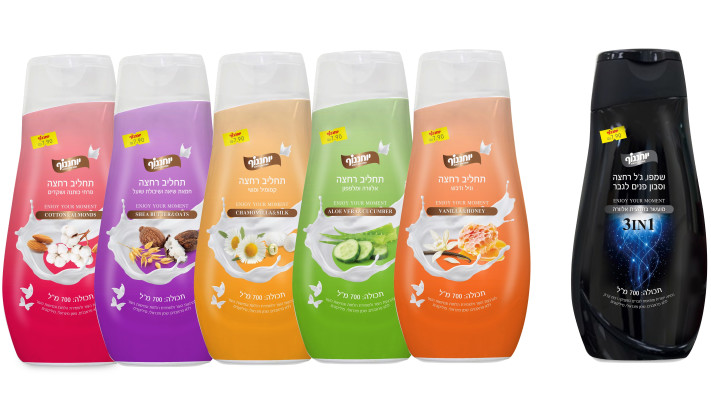 תחליבי רחצה של המותג הפרטי יוחננוף