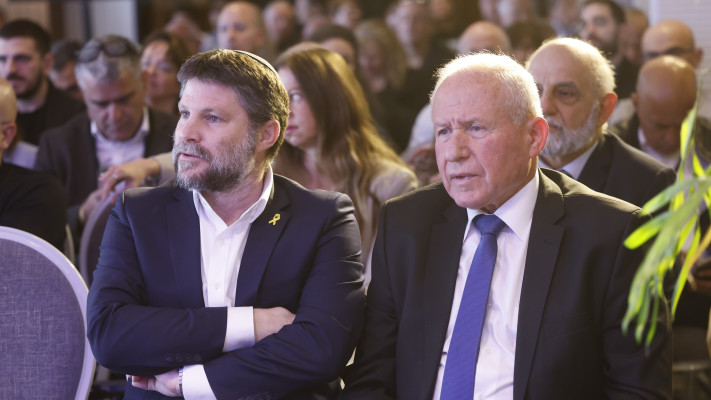 בצלאל סמוטריץ׳, אבי דיכטר (צילום: אבשלום ששוני, מארק ישראל סלם)