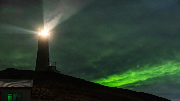 אורות הצפון באיסלנד (צילום: רויטרס)
