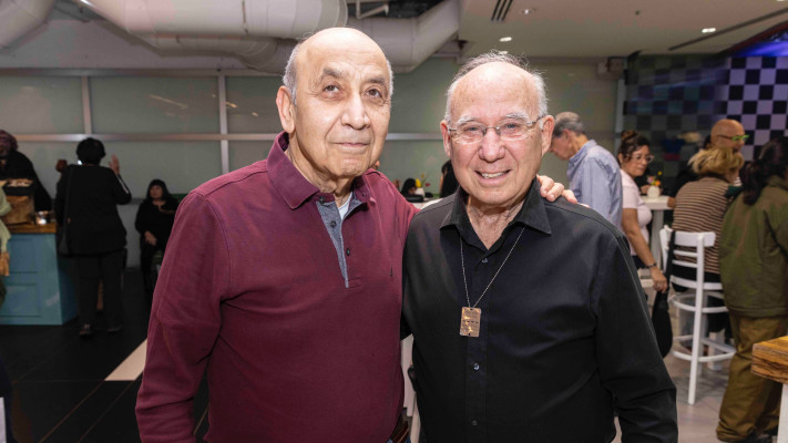 &nbsp;יעקב פרנקל ויצחק סוארי (צילום: לנס הפקות)