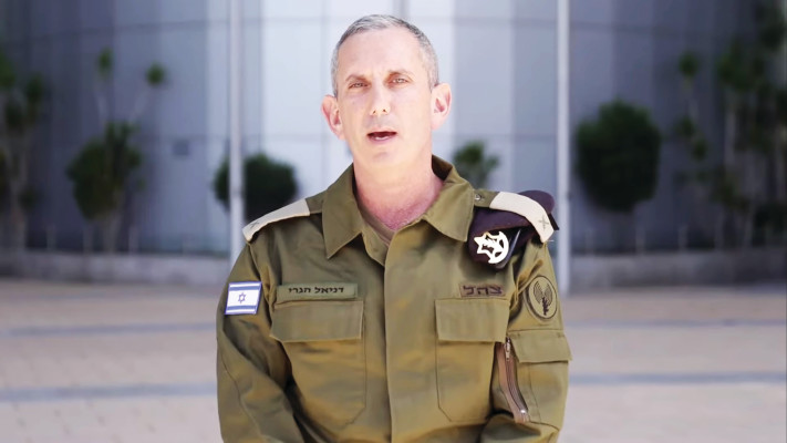 ההודעה הראשונה של דניאל הגרי במלחמת חרבות ברזל 7 לאוקטובר (צילום: דובר צה''ל)