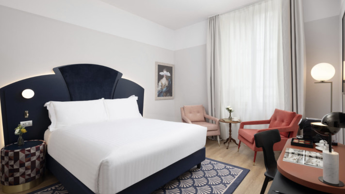 חדר ב-Anglo American Hotel Florence