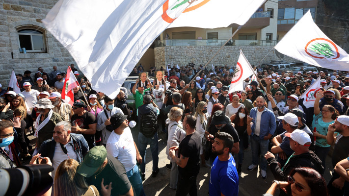 תומכי מפלגת הכוחות הלבנוניים