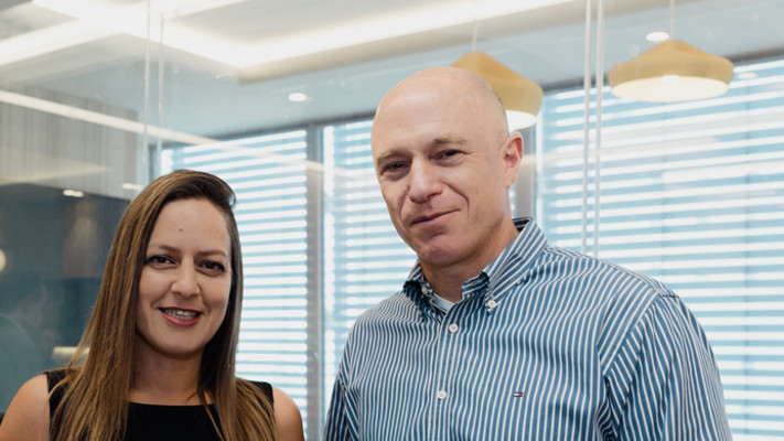 יורם נווה, נעמי גיסר (צילום: טל רביב)