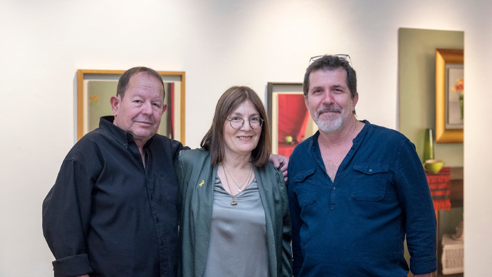 דוד ניפו, ענבר כהן, איתן כהן (צילום: מיכל רביבו)