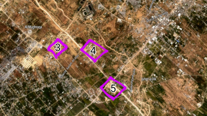 מלחמת חרבות ברזל (צילום: Gaza war unit tracking)