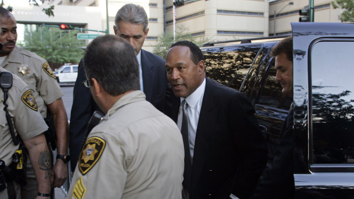 או ג'יי סימפסון בבית המשפט בלאס וגאס (צילום: REUTERS/Las Vegas Sun/Steve Marcus)