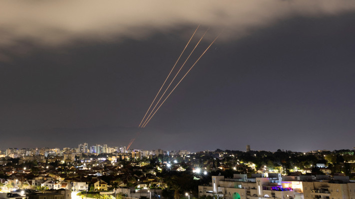 יירוט טילים איראניים (צילום: REUTERS/Amir Cohen)