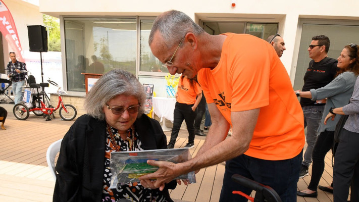 ניר הכהן, רות חשין  (צילום: אוריאל שטרית)