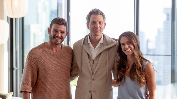 ניב סולטן, אורי לוין ומאור שוויצר (צילום: מיכה לובטון)