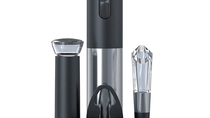  ג׳נטלמן_סט יין 5 חלקים כולל פותחן חשמלי ומשאבת וואקום