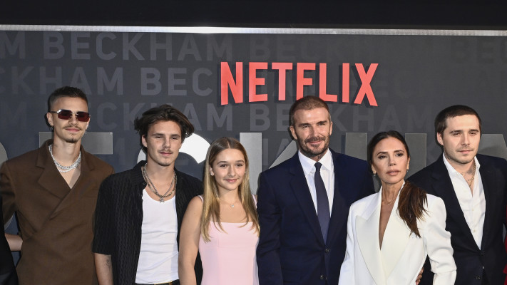 משפחת בקהאם (צילום: Gareth CattermolegettyImages)