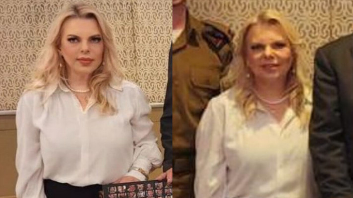 שרה נתניהו לפני ואחרי הפוטושופ (צילום: רשתות חברתיות, שימוש לפי סעיף 27 א')