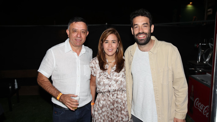 רביד פלוטניק, קרן אופק, אבי גבאי (צילום: אור גפן)