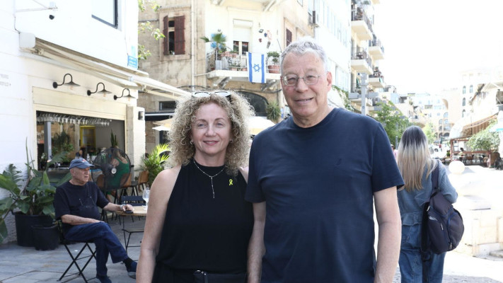 מנחם לייבה, לנה קריינדלין (צילום: אסף לב)