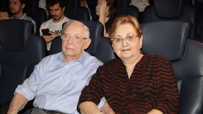 אווה גולדמן, מיקי גולדמן (צילום: רפי דלויה)