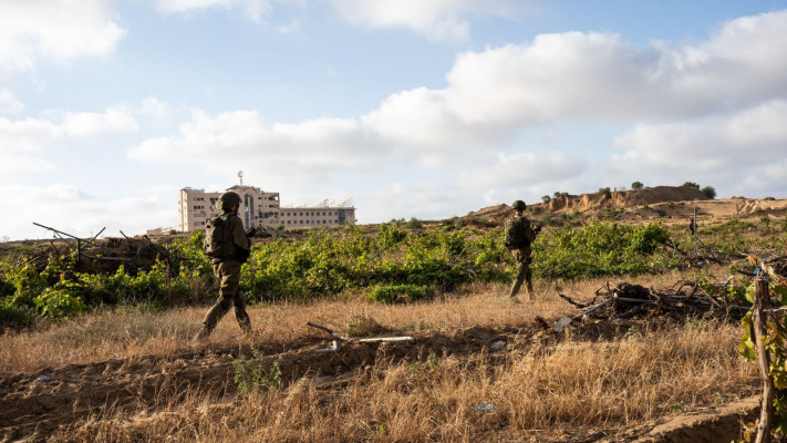 פעילות הכוחות בשטח רצועת עזה (צילום: דובר צה''ל)