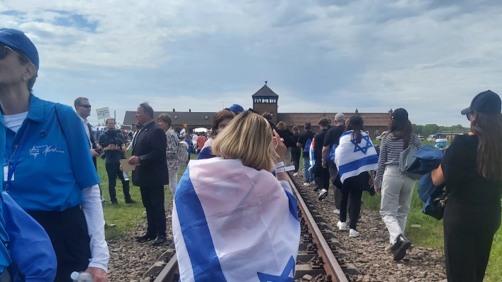 מצעד החיים, ארכיון (צילום: משה כהן)