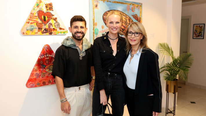 רונית רפאל, גלית גוטמן, יוליוס ברדה (צילום: איציק בירן)