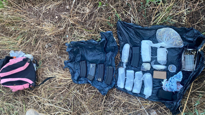 ציוד לחימה לא חוקי שנתפס במחוז הצפוני