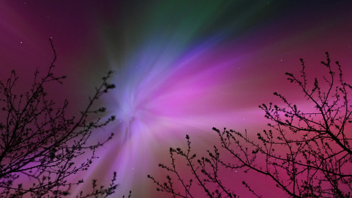 האורות הצפוניים בשמי רוסיה