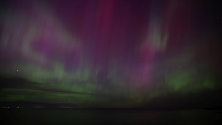 האורות הצפוניים בשמי מסצ'וסטס