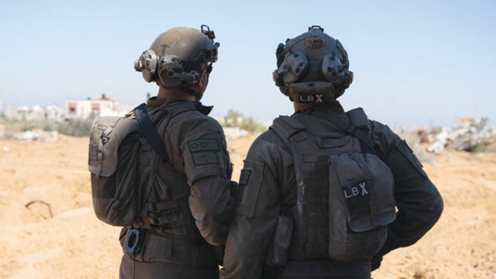 לוחמי צה''ל ברצועה