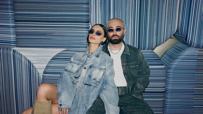 עומר אדם ויעל שלביה בקמפיין משותף (צילום: שי פרנקו)