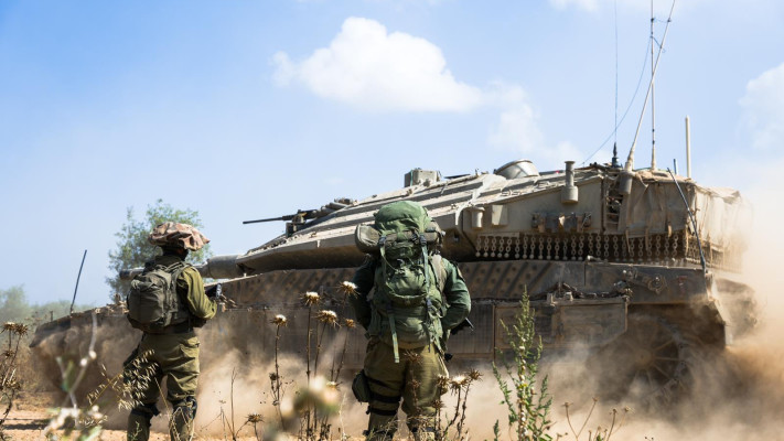 כוחות צה''ל ברצועת עזה (צילום: דובר צה''ל)
